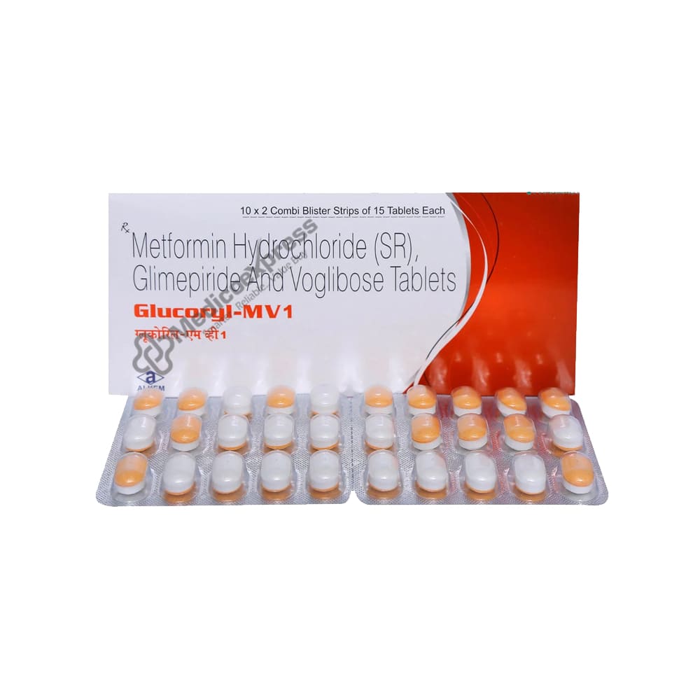 Glucoryl Mv 1 Tablet 15's