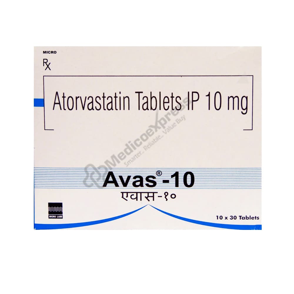 Avas 10mg Tablet 30's