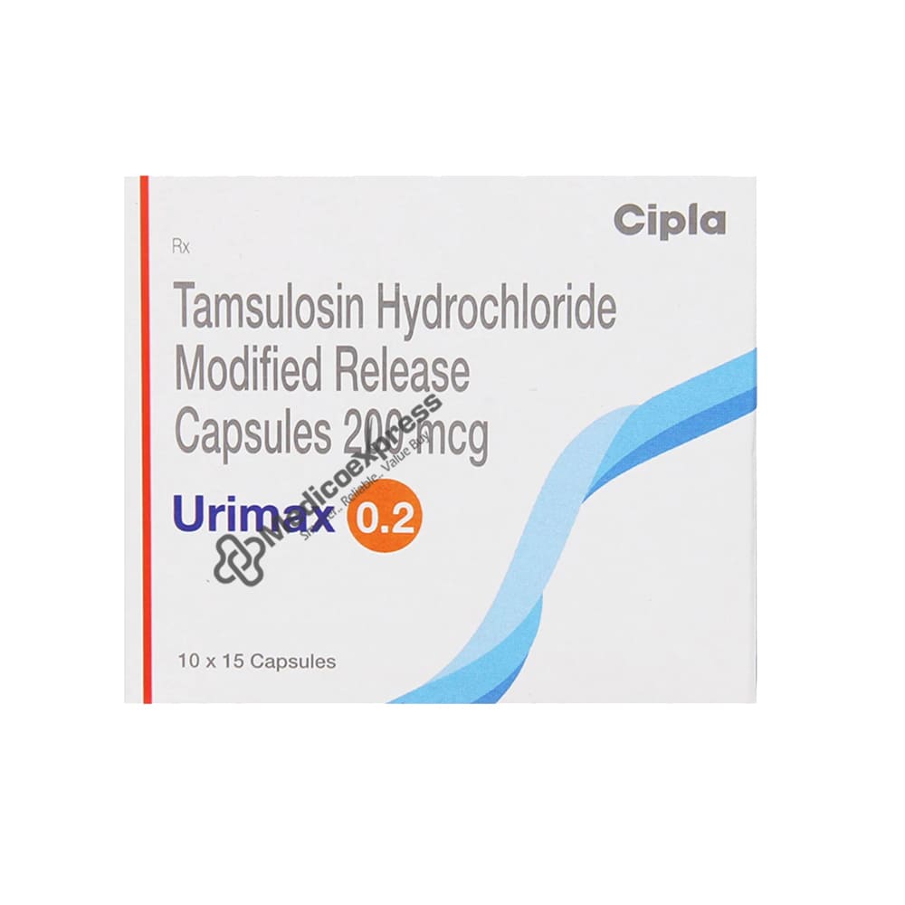 Urimax 0.2 Capsule 15's