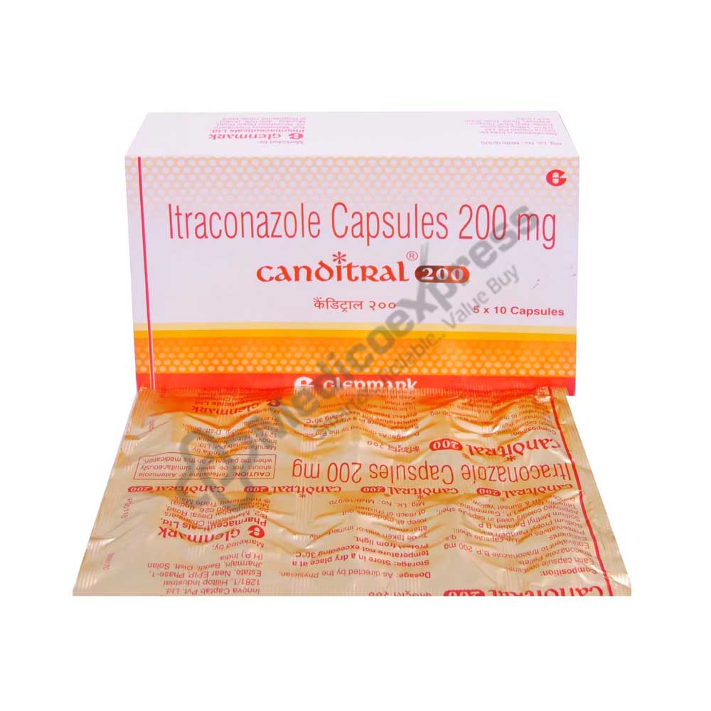 Canditral 200mg Capsule 10's