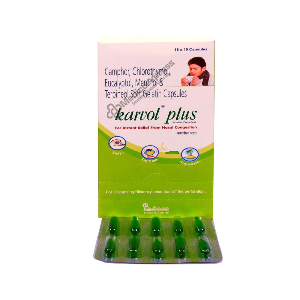 Karvol Plus Capsule 10's